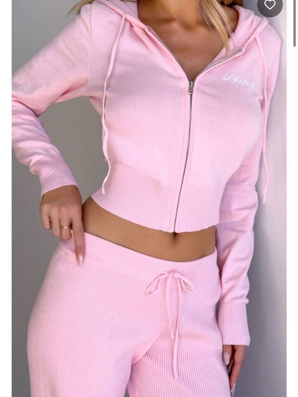 NWT - White Fox - Pay it Forward Baby Pink - SET - S/M
